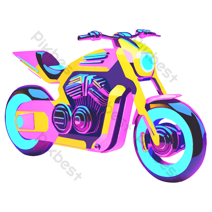 3D модель Мотоцикл Motocicleta Pop 110i Para Jogos Low Poli 