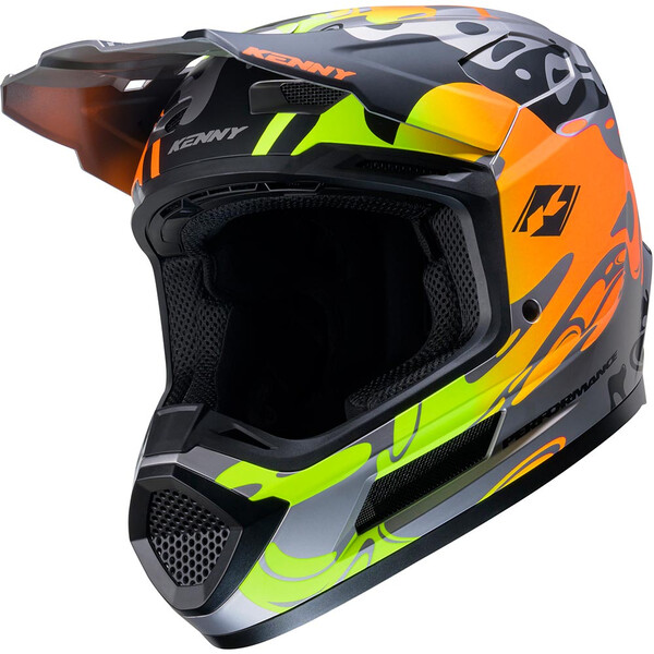 Casque cross STEEL CARBON ACERBIS noir/rouge