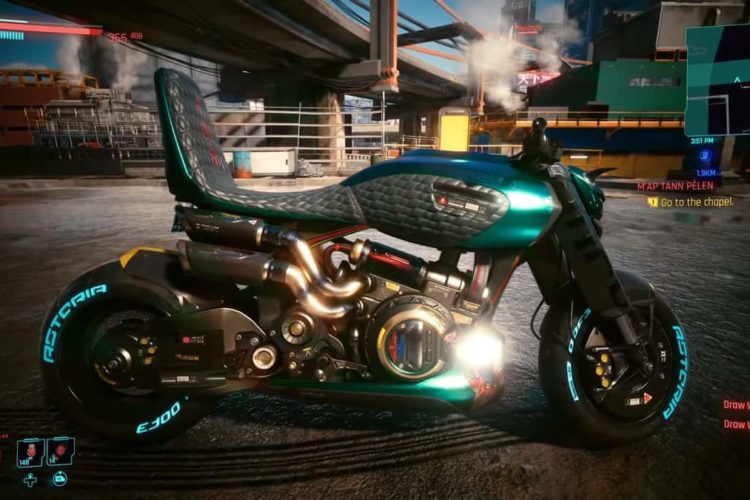 Method 143 мотоцикл из Cyberpunk 2077