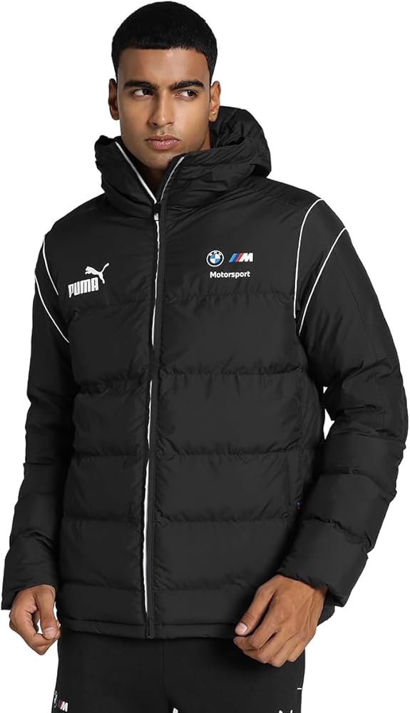 PUMA BMW M Motorsport Men's Hooded Sweat Jacket, Estate Blue 