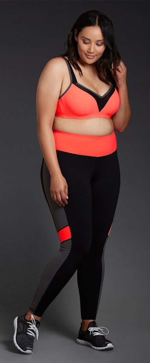 Plus size gym wear set