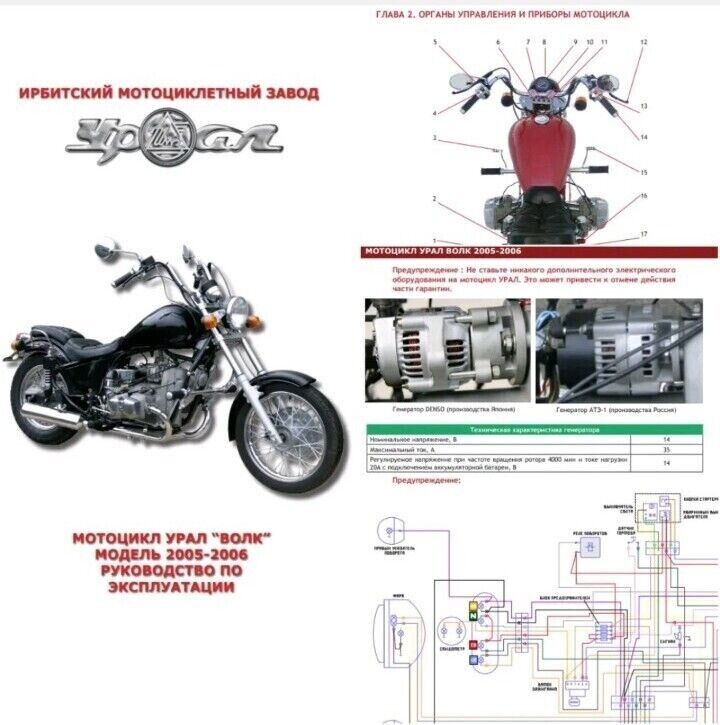 custom bike chopper ural 