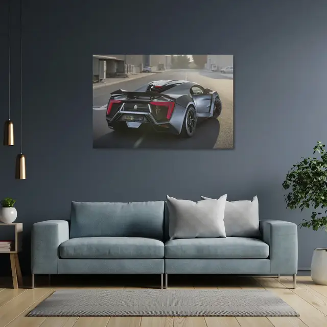 Машинка металлическая инерционная Lykan Hypersport 