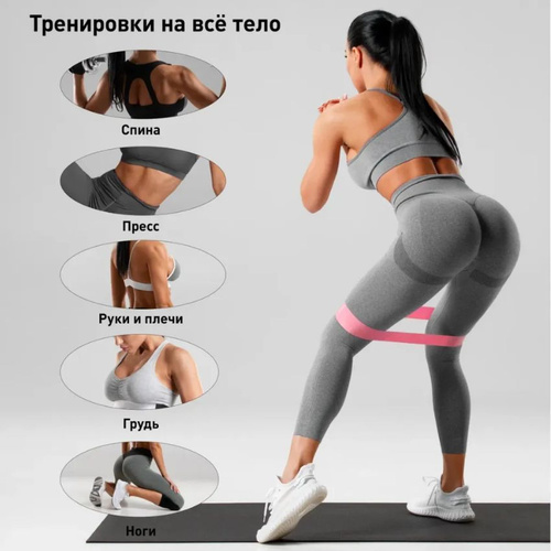 FitRule Фитнес-резинка для ног Желтая 3кг купить недорого 