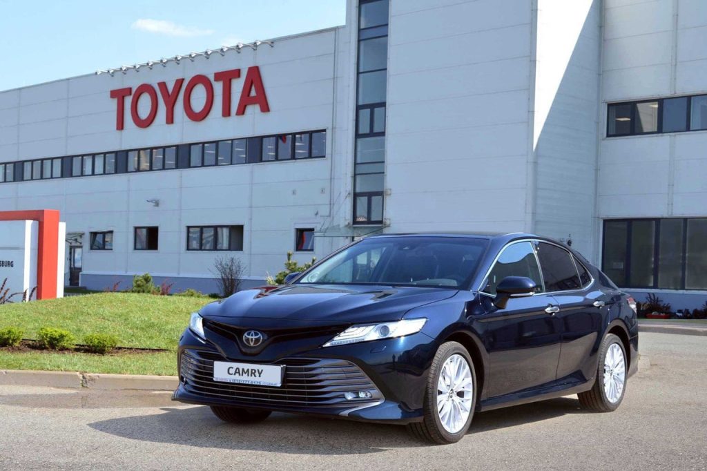 Автозавод Toyota с оборудованием и 