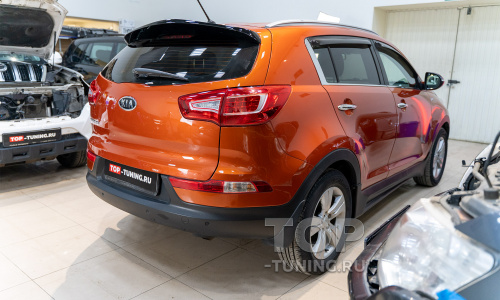 Светодиодные модули подсветки салона ExLed на Kia Sportage 3 