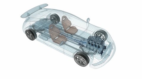 Volkswagen Golf IV рентген-рисунок 