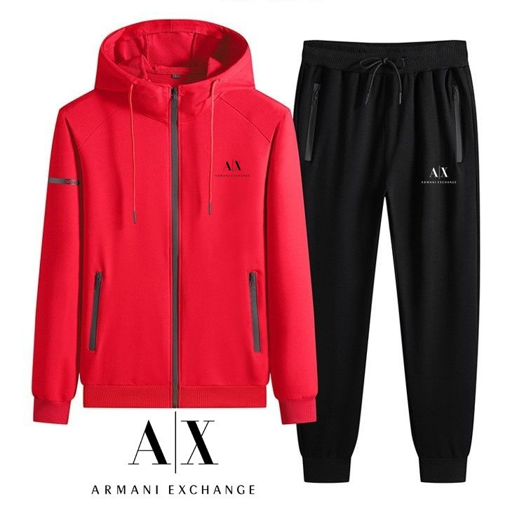 Мужской спортивный костюм Armani Exchange H4196 черный 