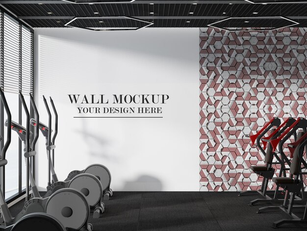 Mock up scene, 3d illustration, sport, gym, fitness, locker 