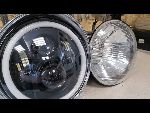 Светодиодная фара в мотоцикл 10W 560/1000 LUMEN в основной 