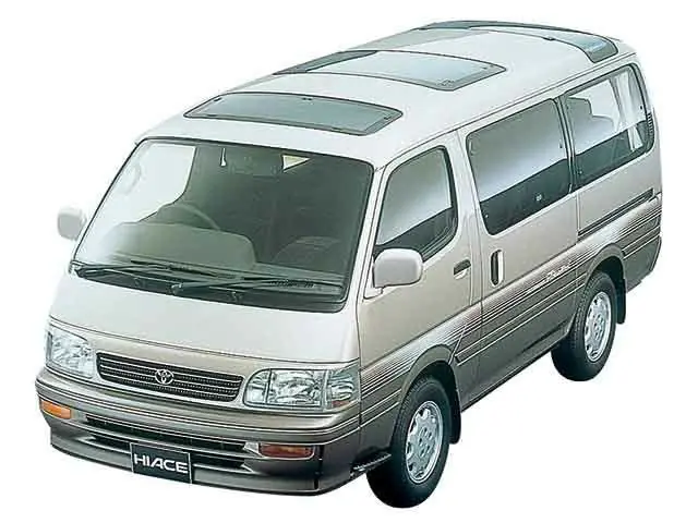 Toyota Hiace рестайлинг 1993, 1994, 1995, 1996, минивэн, 4 