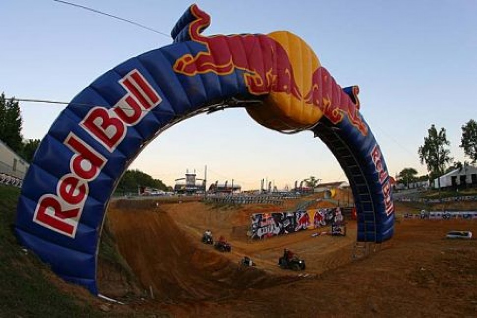 Шлем кроссовый WLT 188 Red Bull чёрный/синий M