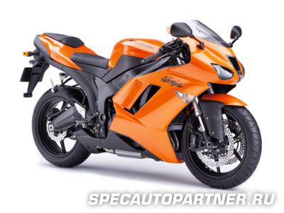 3D модель Спортивный мотоцикл ZX-6R Kawasaki Ninja