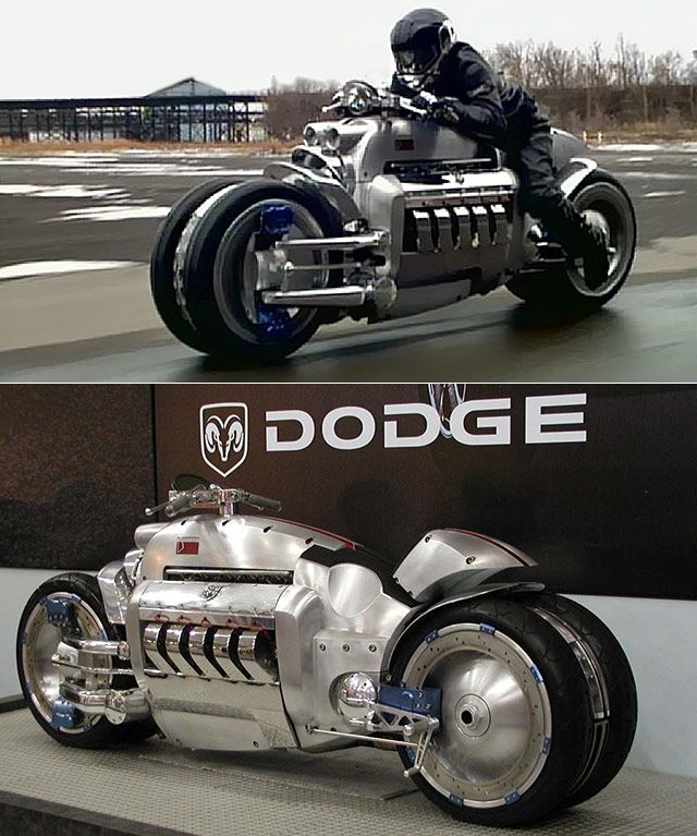 The Dodge Tomahawk Concept Motorcycle