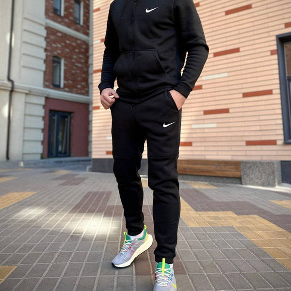 Спортивные штаны nike мужские черные — цена 1116 грн в 