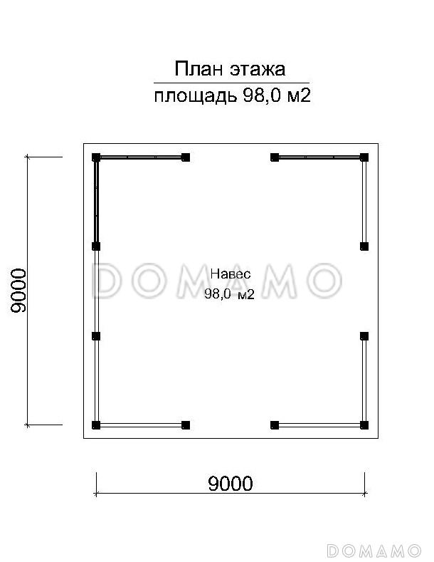 Готовый проект мини-спортплощадки от 