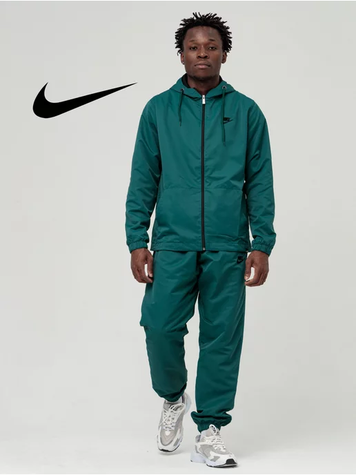 костюм nike зеленый