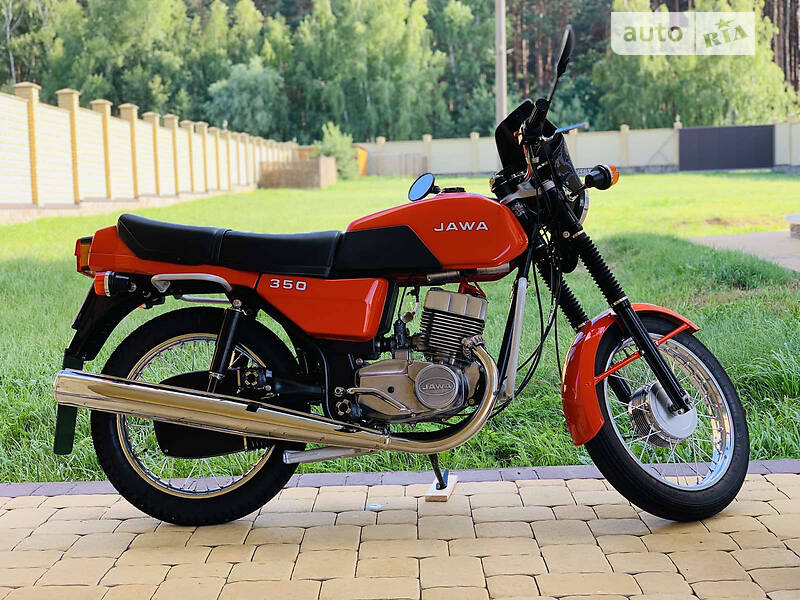 мотоцикл ЯВА JAWA 350-639 белый спецпроект, 1