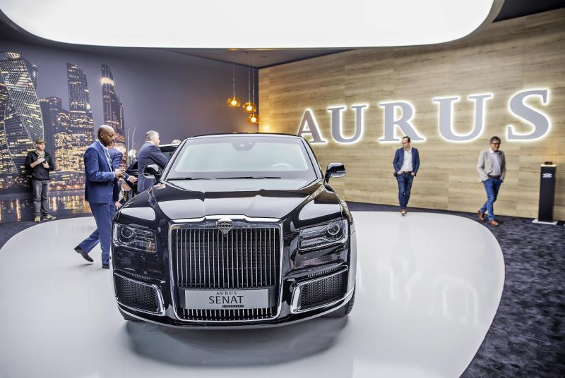 Автомобили Aurus впервые участвовали в соревнованиях ФСО 